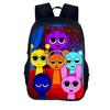 Nuovo Zaino Stampato Rhythm Box Gioco Musicale Borsa Scuola Per Studenti Elementari e Medie