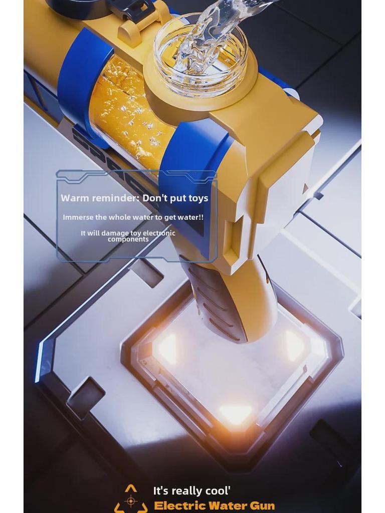 Large Capacity Electric Water Gun for Kids - Long Range Outdoor Summer Fun