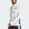 Adidas Adizero Running Hooded Slim Fit Zip Long Sleeve Jacket Men Jackets White JF3471