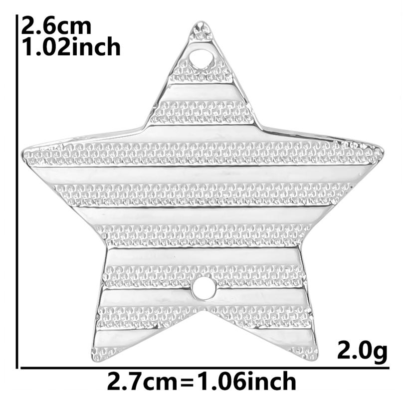 5pcs Titanium Accessories Eye Oval Rectangle Stainless Steel Charm Pendant For Jewelry Making Supplies DIY Women Pendant Earring