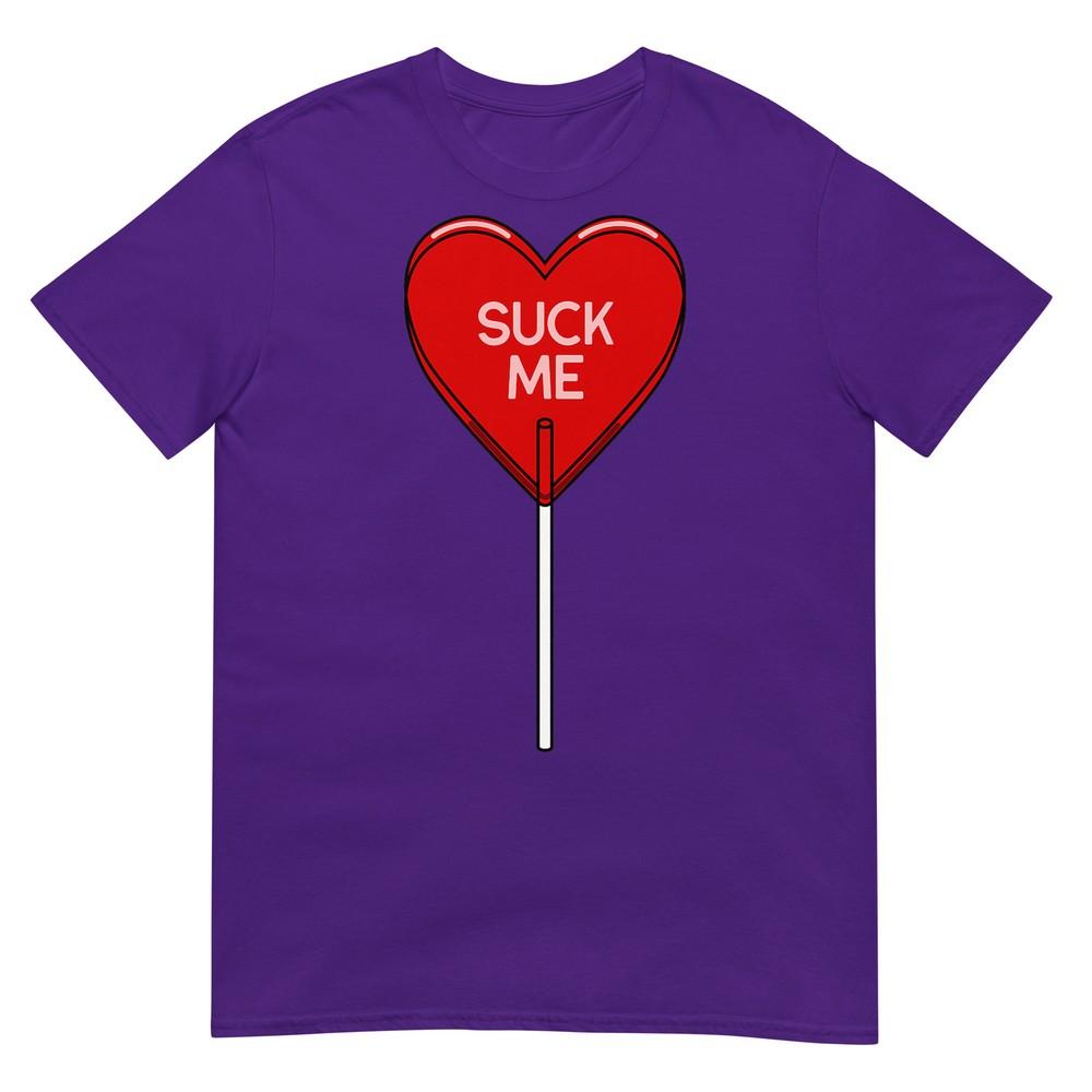 Suck Me Shirt Heart Sucker Unisex Unisex Funny Valentines Day Tshirt