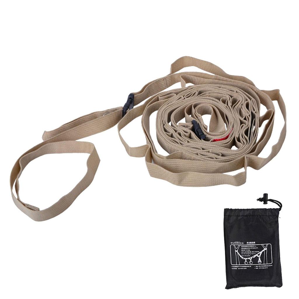 Outdoor Hanging Rope Portable Lanyard Canopy Hanger Camping Campsite Storage Strap Backpacking Hiking Tent Accessories