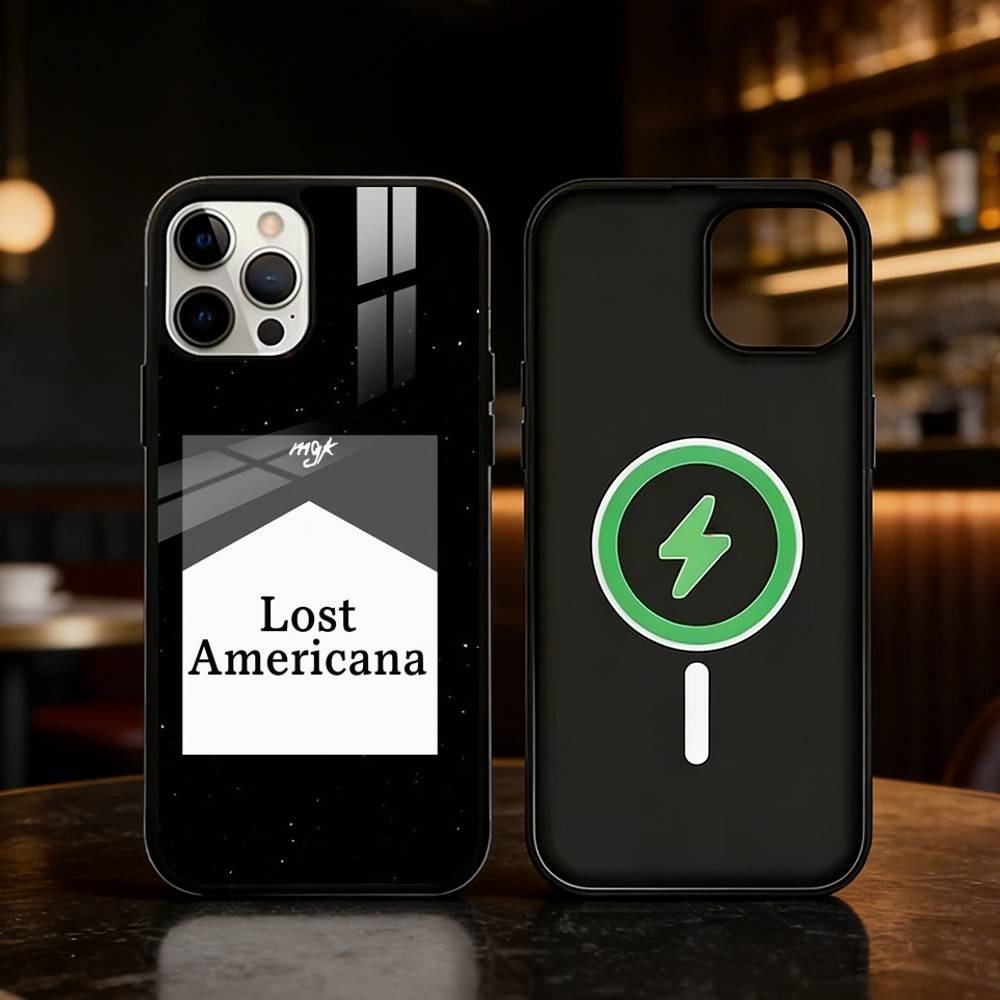 MGK LOST A-AMERICANA Phone Case For iPhone 17/16/15/14/13/12/Plus/Pro/Max for Magnetic Wireless Charging