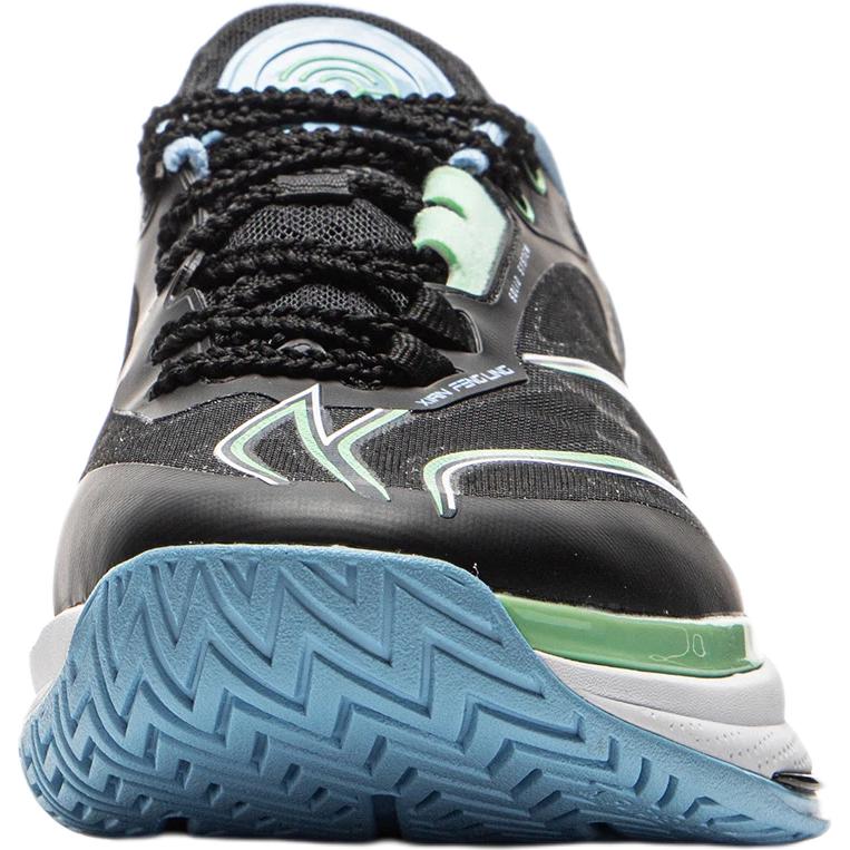 Li Ning Kids Basketball Comfortable Fashion Non-Slip Wear-Resistant Low-Top Basketball Shoes Kids sneaker Black YKBV022-1