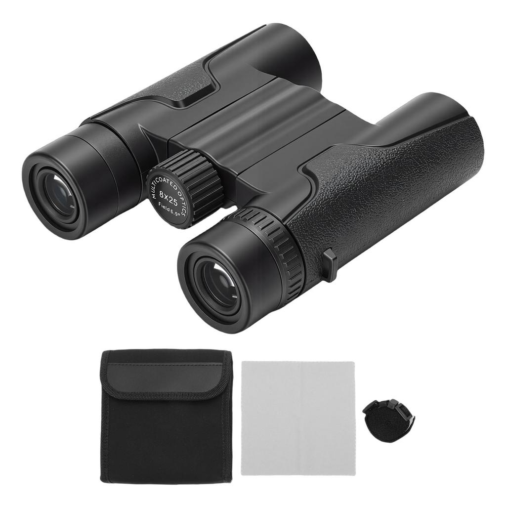 Binocoli 8x25 Binocoli Pieghevoli Compatti per Birdwatching Escursionismo all'Aperto Viaggi Concerti