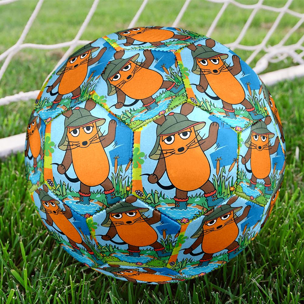 Die Maus Theme Size 5 Soccer Ball, Suitable for Both Indoor and Outdoor Matches, a Gift Suitable for Everyone.