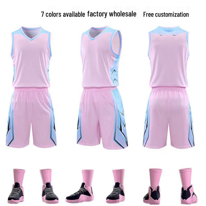 Custom Printed Plus Size Basketball Uniform Set - Men's Team Sports Jerseys