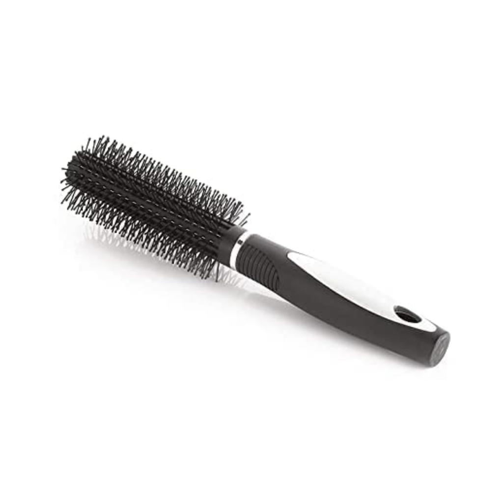 HUDA CRUSH Hair Brush Comb Round Curling Roller & Paddle Comb - Premium Dual-Style Hair Brush for Effortless Detangling, Smooth Styling & Voluminou