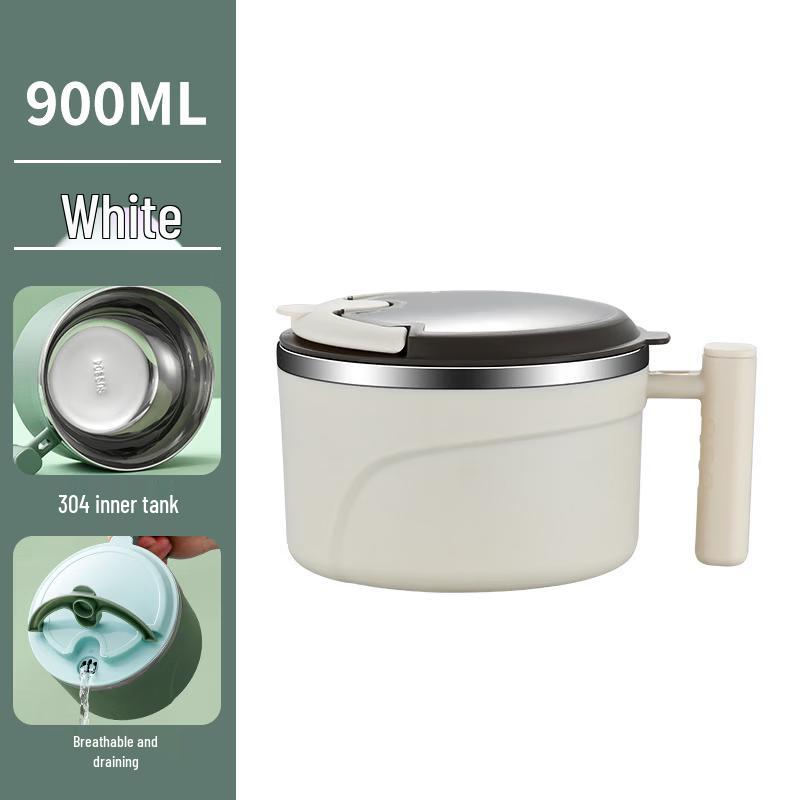 

304 Stainless Steel Instant Noodle Bowl with Handle
