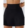 Oiob Feather Tennis Exercise Skirt Female Fashion Tape Fake Two-Piece Running Workout Quick-Drying Slim Looking Yoga A- Line Skirt