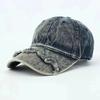 Herren- und Damen-Caps mit Rissen, trendige, modische Baseballkappen aus gewaschener Baumwolle mit Rissen, einfache leichte Board-Hüte