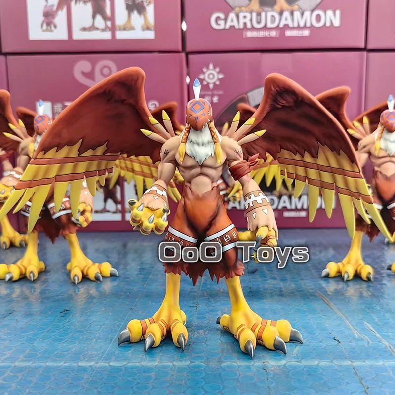 18cm Digimon Adventure Anime Figur Garudamon Figuren Ständer Komplettes Modell PVC Statue Puppe Sammlung Dekoration Spielzeug Geschenk