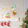 Cartoon Christmas Tree Luminous Wall Stickers Glow in The Dark Wallpaper for Kids Room Living Room Nursery Home Decoration
