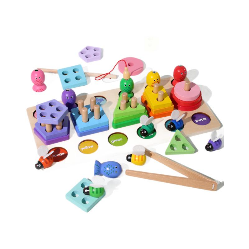 Montessori Bee Color Matching Toy - Fine Motor Training for Kids