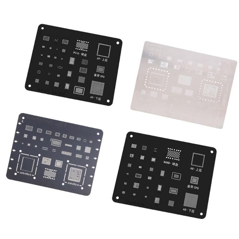 Professional Planting Tin Net Steel Reballing Stencil Kit Suitable for Mobile Phone Repair for Chip Tin Planting Solder