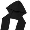OPENING PROJECT W 2Way Hoodie scarf - Black