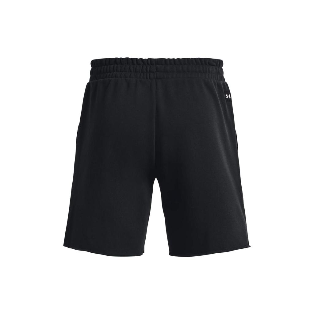 Under Armour Letter Print Lace-Up Training Shorts Men Bottoms Black 1377439-001