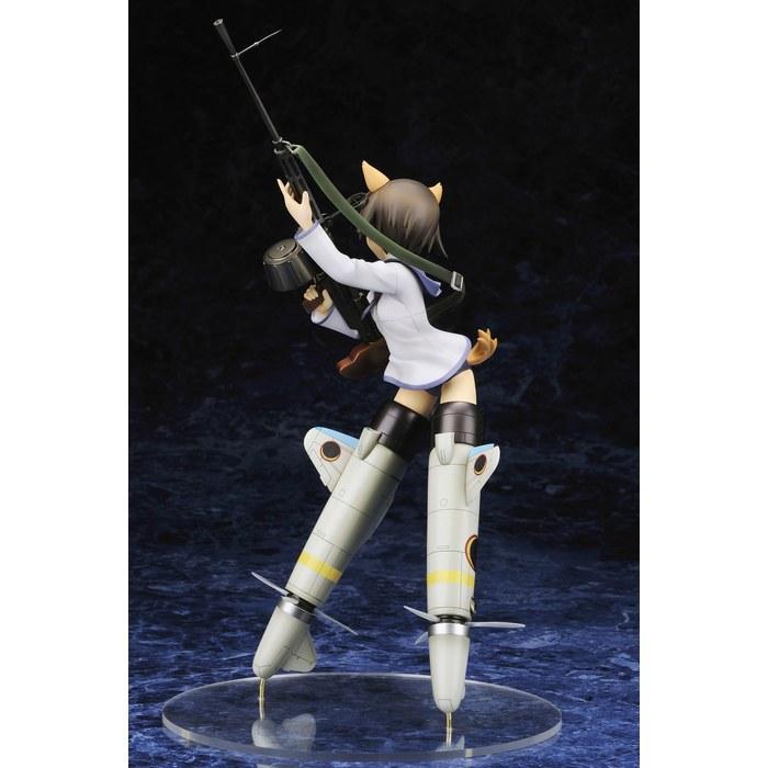 Strike Witches Miyata Fuka (1/8 Scale PVC Painted Complete Figure) White and Blue 25.5cm