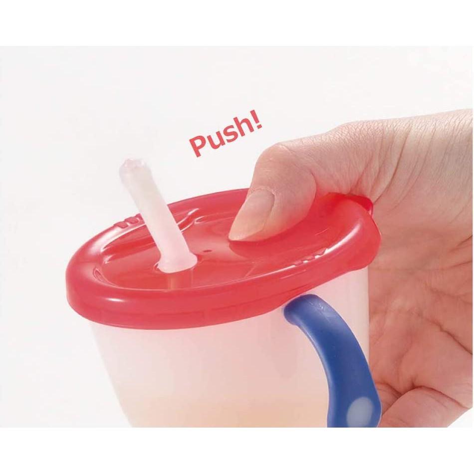 I lager Richell Cup Series Handtag Barns Sugkopp Babymugg Träningsmugg 150ml