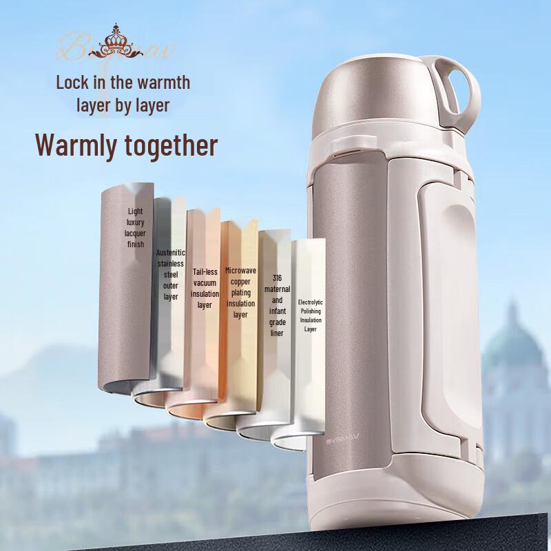 Baoweima BAG501L Portable Insulated Travel Thermos