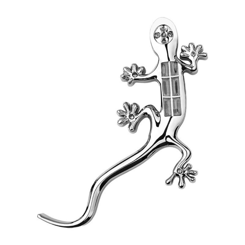 Solar Powered Gecko LED Light Gecko Shape Car Signal Lamp New Solar Warning Light Driving Warning