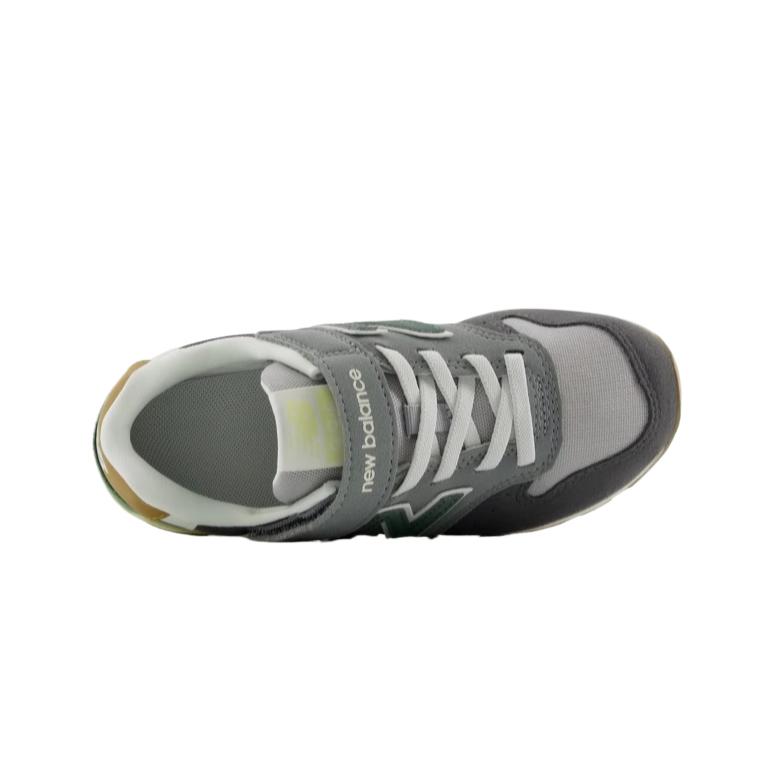 New Balance Comfortable Fashionable Versatile Casual Shoes Kids Sneakers Light-Gray Dark-Gray Green YV996RT3-YV996RB3