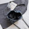 Vintage Denim Tragetasche Damen Schulter Umhängetasche