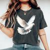 Peace Dove Shirt Pigeon Tshirt Flying Dove Peace Sign Faith Peaceful Freedom Shirt White Doves Aesthetic Bird Lover Gift Bird Watcher Tee