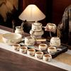 Cha Xun Ru Kiln Dunhuang Flying Apsaras Automatic Tea Set