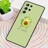 Cute Avocado Fruits Phone Case for Samsung Galaxy note 10 pro S26 Ultra S23 S24 FE S25 S21 S22 PLUS shockproof Cove
