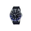 VINTAGE Series-Disc Swordfish Water Ghost Luminous Pointer Calendar Quartz Movement Resin Strap Japanese and Korean Watch Men's MDV106B-1A1V