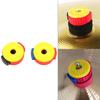 2 Pcs Quick Release Cymbal Mate Push-On Design Plastic Cymbal Nuts Quick Assembly Drum Mate Percussion Spare Parts