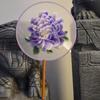 Ancient Chinese Round Hand Fan: Suzhou Double-Sided Embroidery with Peony Design for Hanfu Dance