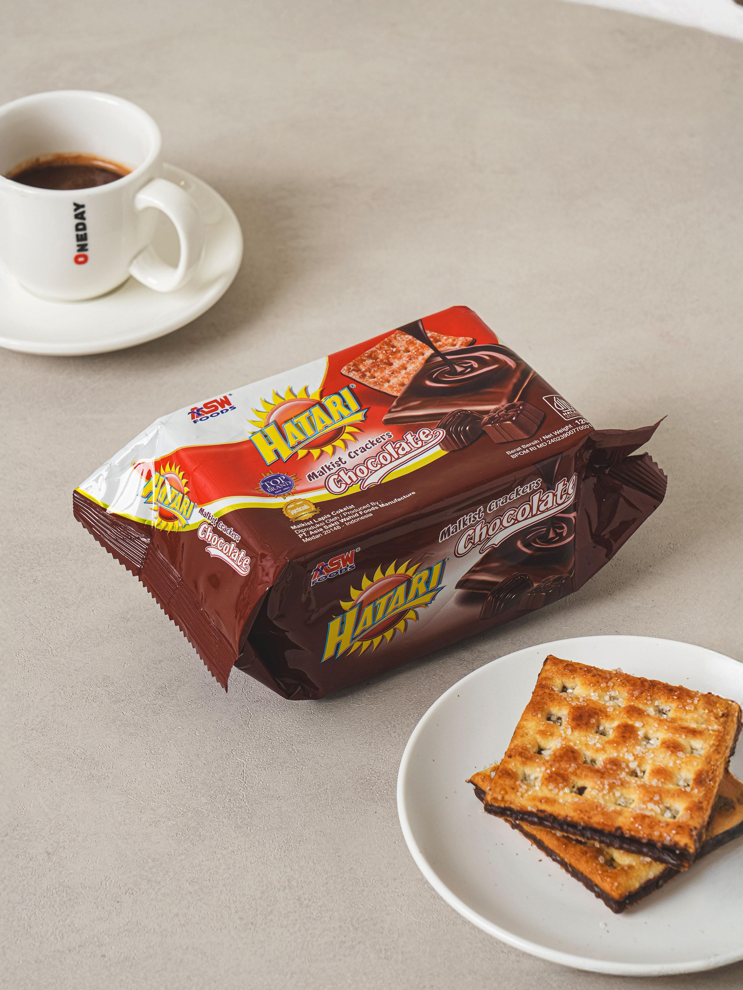 Hatari Malkist Chocolate Flavored Biscuits 120g 1ea