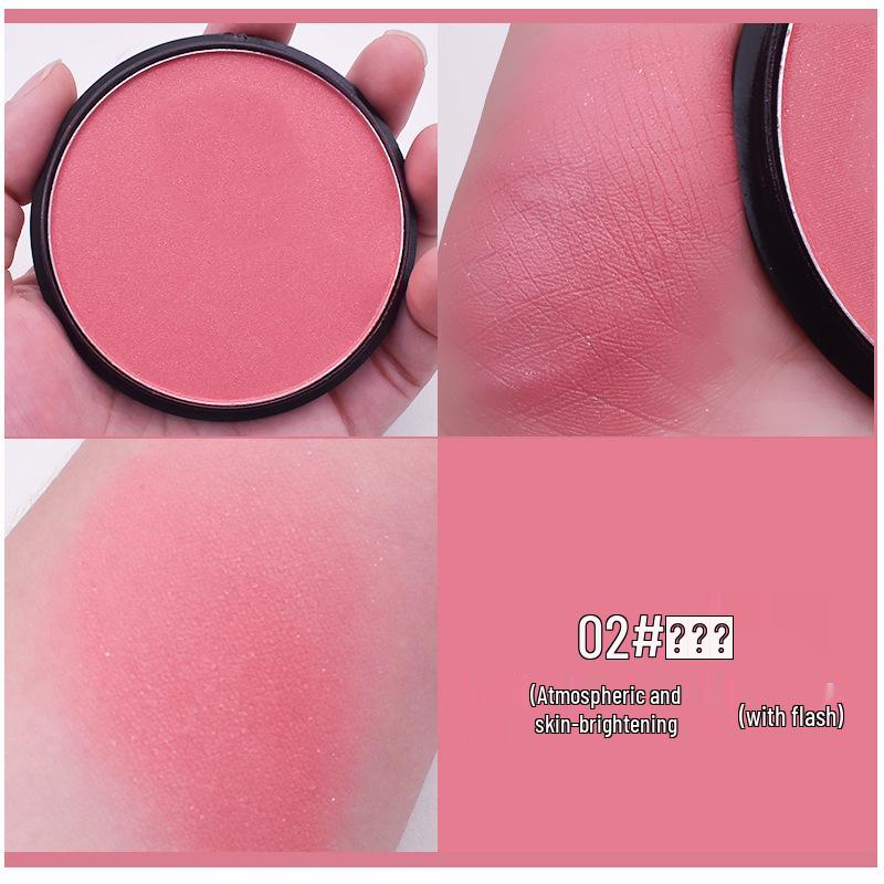 Youruo Hot-Selling Single Color Blush & Contour Rouge Powder: Delicate Whitening Orange Dragon Fruit Highlighter