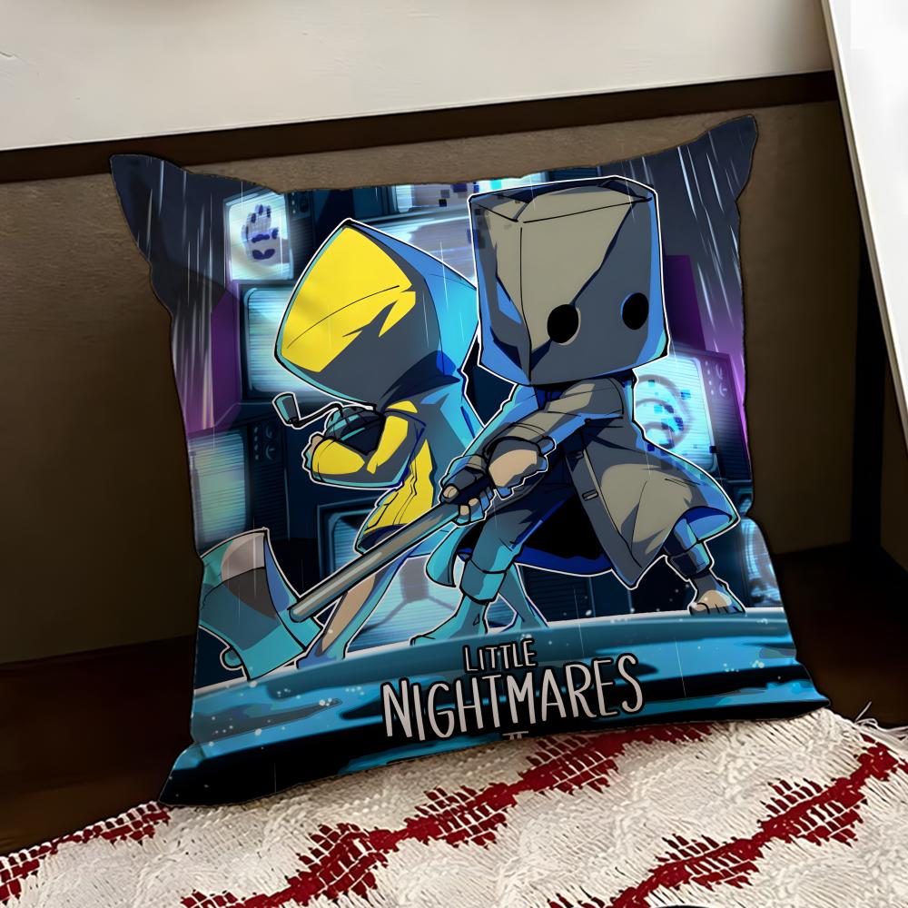 Little Anime NNightmares Cushion Cover Reversible Soft Durable Pillow Cover Home  Car MultiScene Use for Daily Comfort