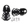 1 Pair Cycling Folding Black Metal Road Bike Rear Seat Footrests Bike Pedals Bicycle Foot Pegs