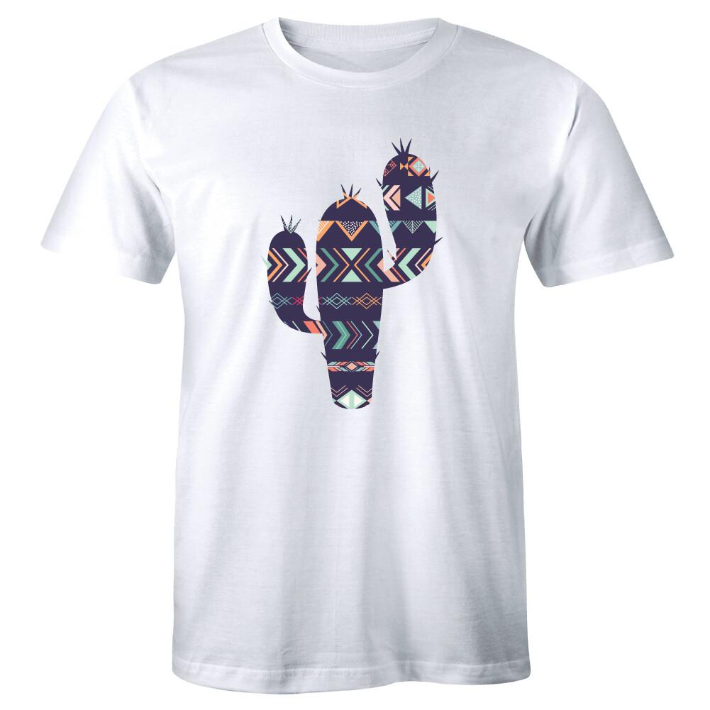 Colorful Style Cactus Desert Design Men's Short Sleeve T-Shirt