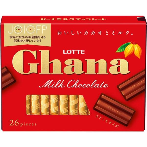 

lotte Ghana Milk Excellent 119g Chocolate 1