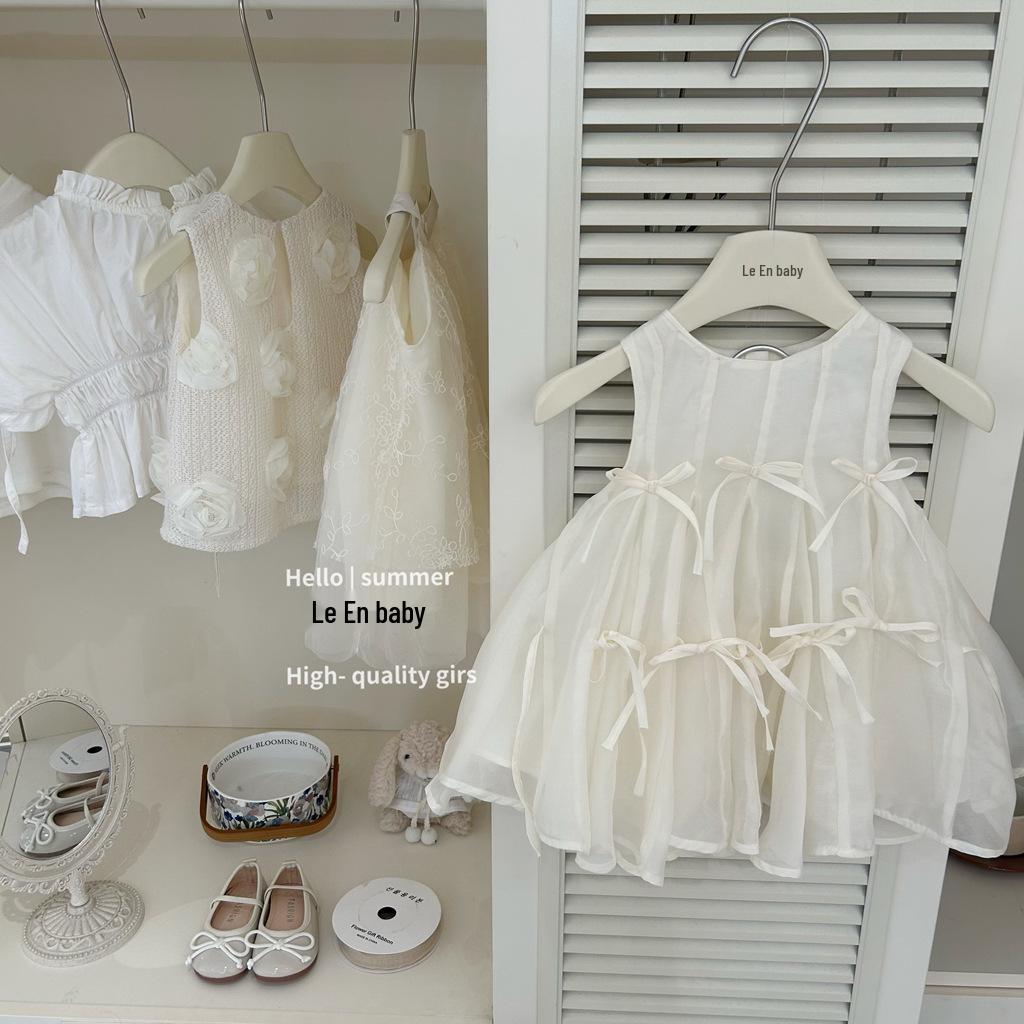 

Summer Bow Dress for Kids 120 cm