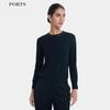 PORTS Women's Long-Sleeve Knit Crew Neck Sweater