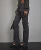 Bunteu Cargo Strap Pocket Pants (Charcoal)