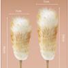 Eco-Friendly Pure Wool Duster Multipurpose Dust Cleaning Solution Thickened Wool Feather Duster #4144