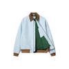 Carhartt WIP SS24 New Year Limited Edition Classic Workwear Logo Color Block Zip-Up Santa Fe Jacket Unisex Jacket Light-Blue I034238-23F-2M702