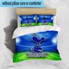 Set Biancheria da Letto Stampato Design Tottenham Hotspur F.C. 3 Pezzi Chiusura Copripiumino Include 1 Copripiumino & 2 Federe Set Biancheria da Letto Decorazioni per la Casa Regali