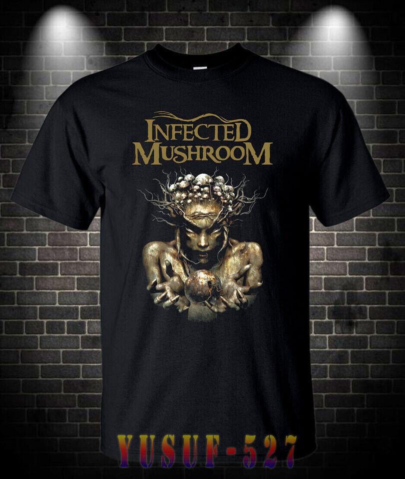 Новый товар Логотип Infected Mushroom американская смешная футболка РАЗМЕР S-5XL Унисекс Футболка XXXL