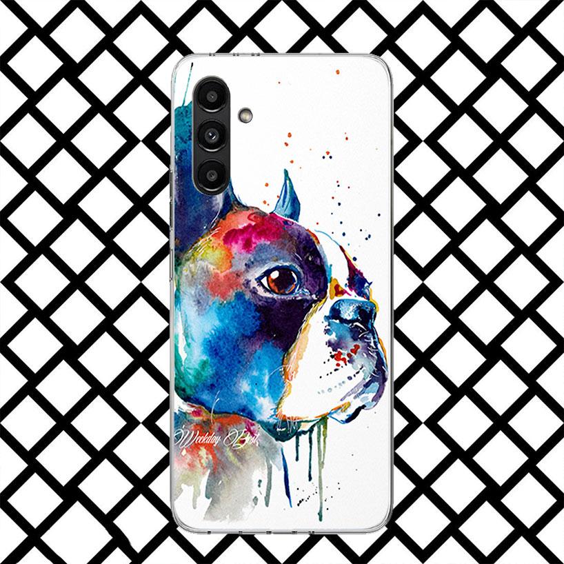 French Bulldog Dog Pug Phone Case for Samsung Galaxy A17 A37 A57 A16 A26 A36 A56 A15 A25 A35 A55 A14 A24 A34 A54 A13 A23 A33 A53