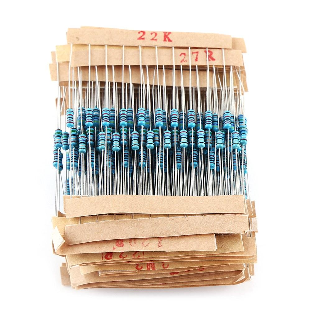 560pcs 56 Types Metal Film Resistor Electronic Assorted Resistance Components Kit