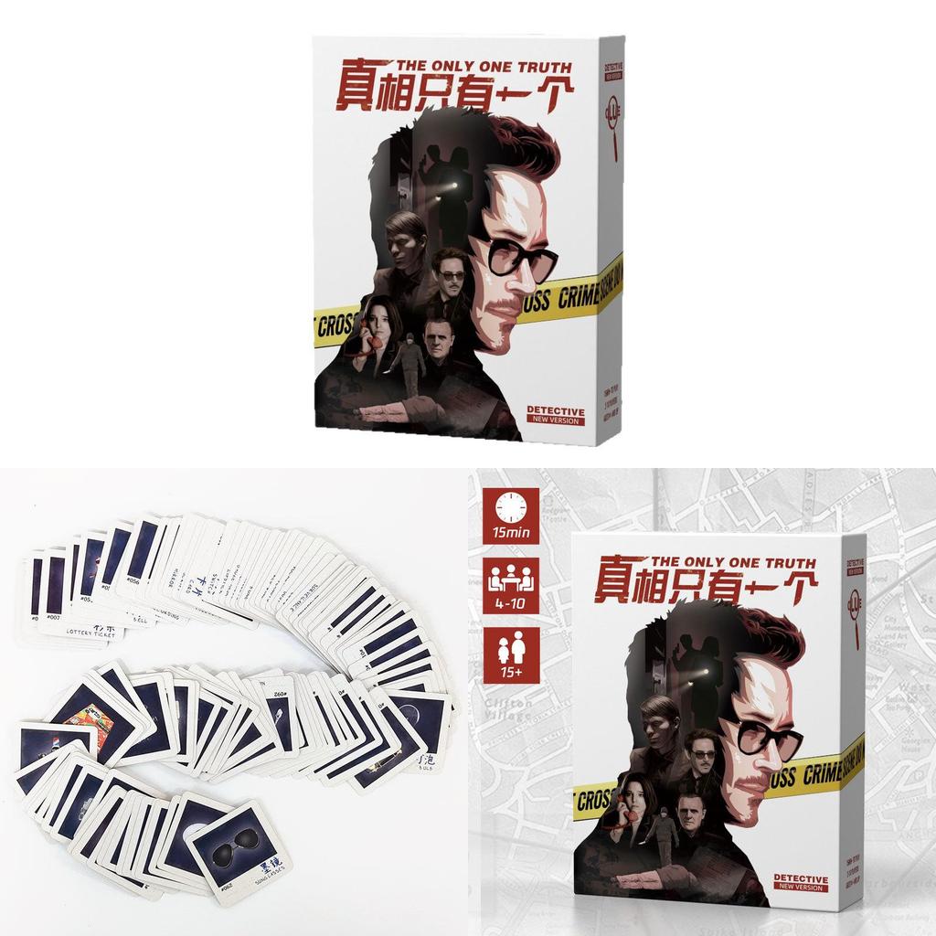 The Only One Truth Mystery Strategy Card Game With Brain Training For Family Fun