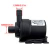 DC12/24V Brushless Motor Water Pump, 1000L/H, 8M Head 1/2" Submersible Pump, Shower Booster Pump, IP68,pagoda Joint